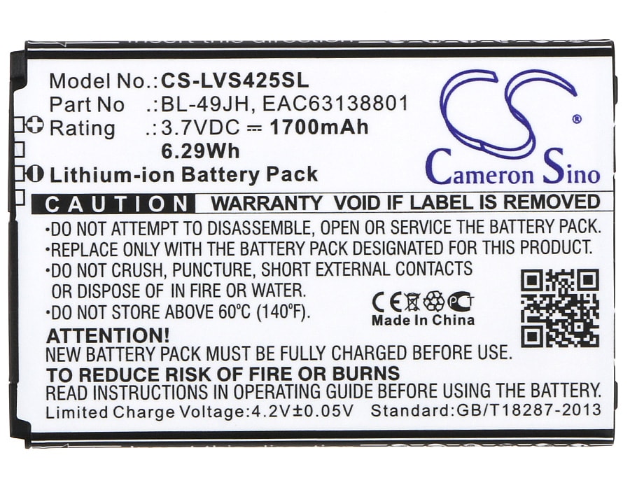 Batteri for SmartPhone, Mobil for LG K4, K4 Dual SIM LTE, K130 og andre.