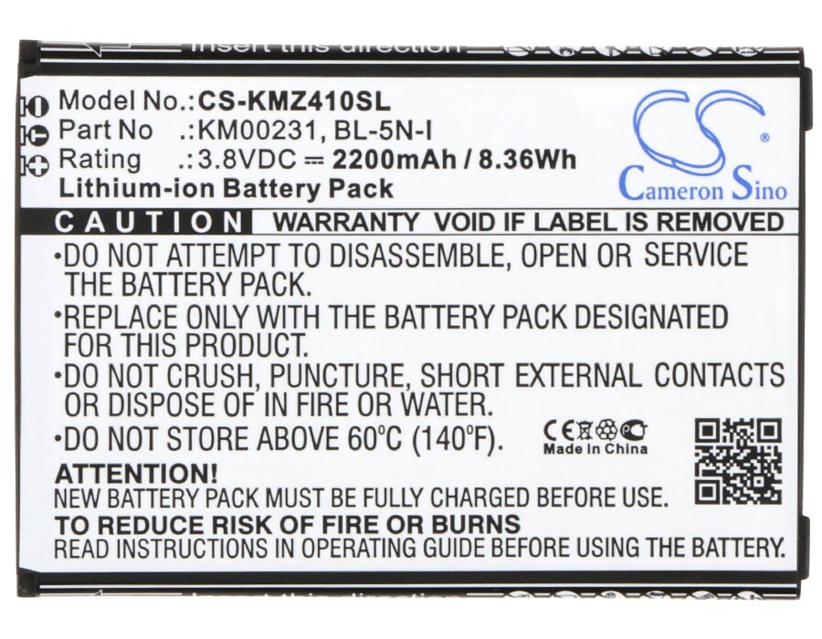 Batteri for SmartPhone, Mobil for Kruger&Matz Live 2, Live 2 LTE, KM0410 etc.