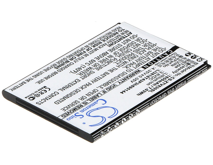Batteri for SmartPhone, Mobil for ZTE Kis 3 Max, V830w, Blade G Lux og andre.