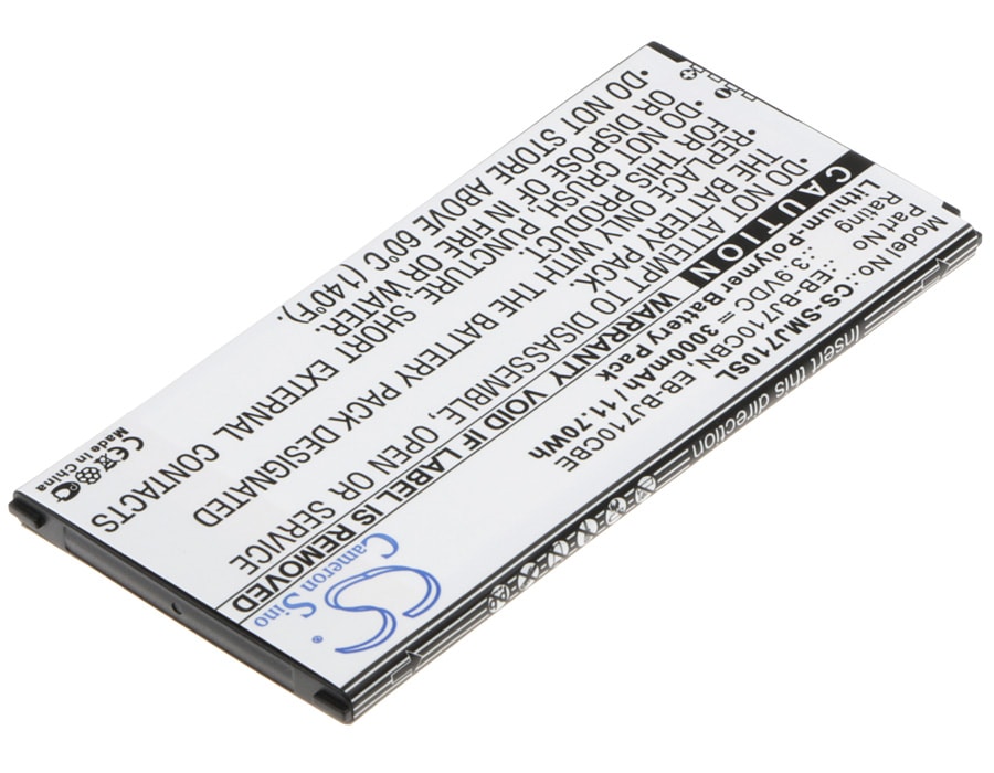 Batteri for SmartPhone, Mobil for Samsung SM-J7109, SM-J7108 og andre.