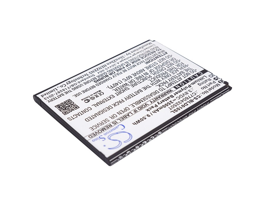 Batteri for smarttelefon, mobil for BLU Dash X LTE D0010U, D0010UU, BOLD LIKS US