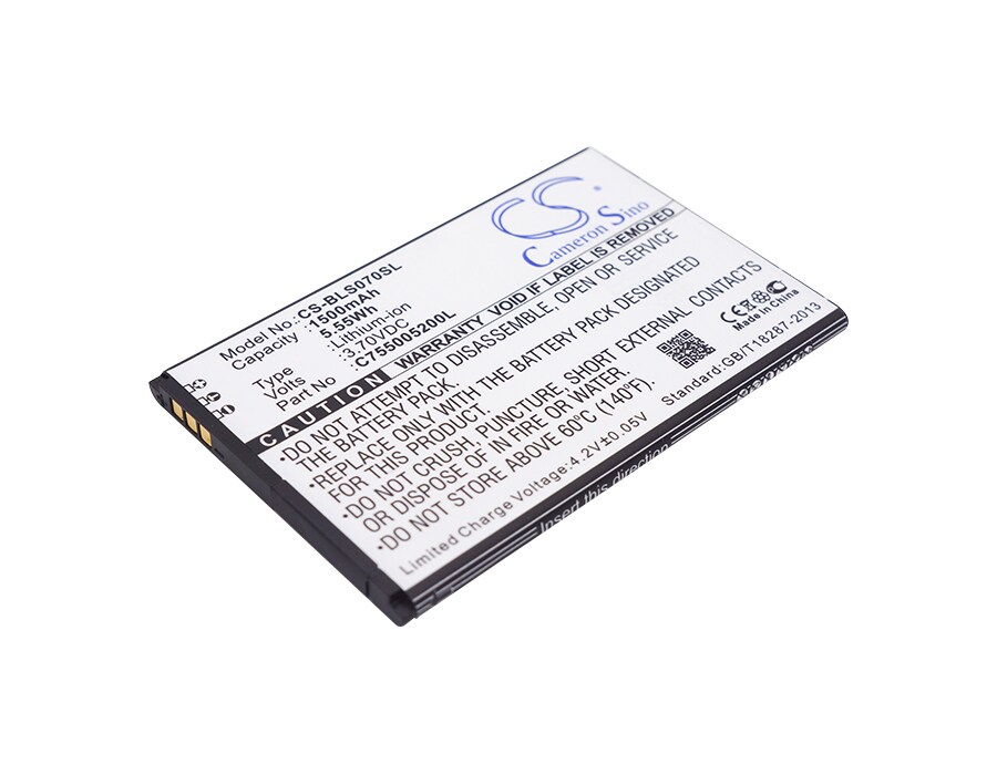 Batteri til smarttelefon, mobil for BLU Studio Selfie, S070Q