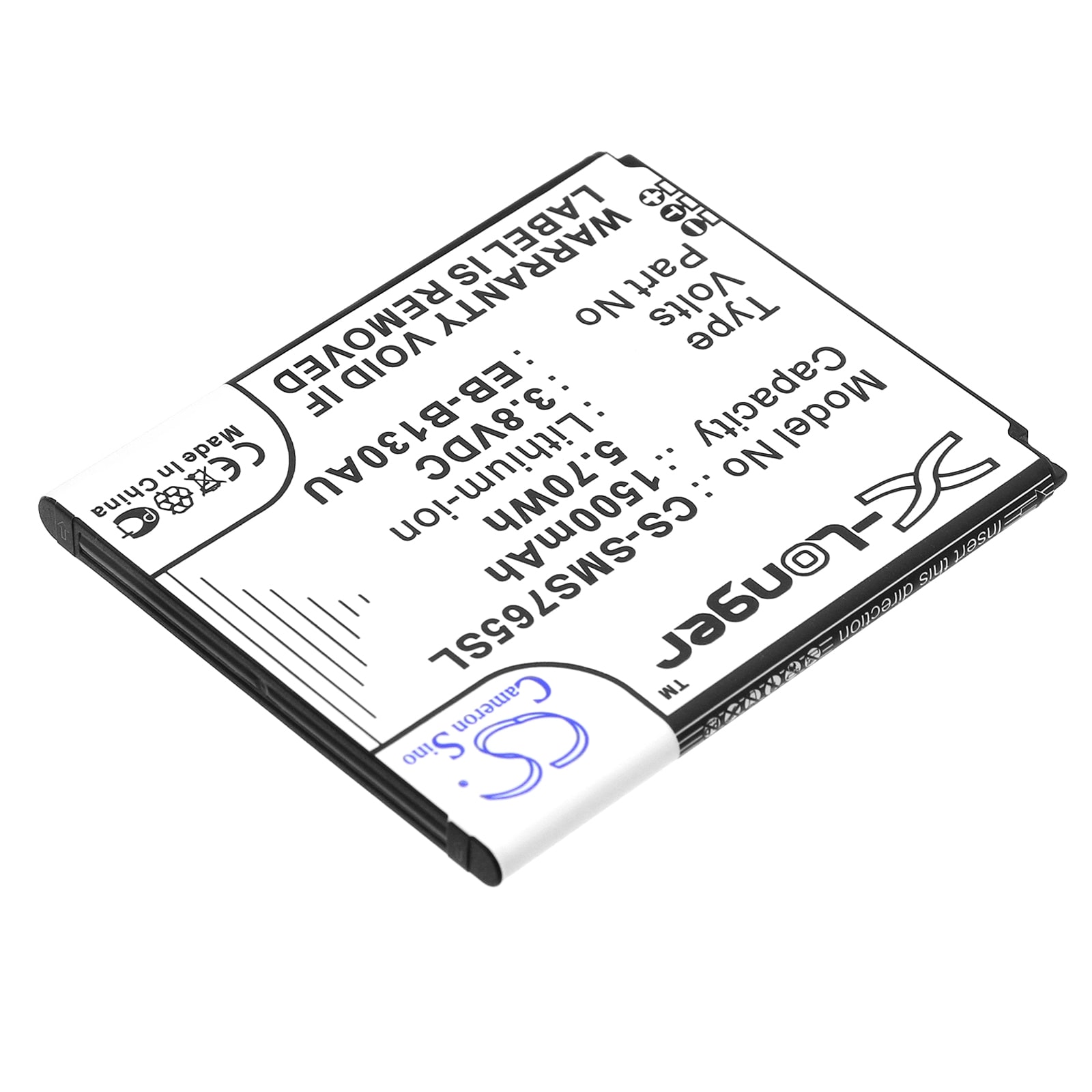 Batteri for SmartPhone, Mobil for Samsung GreatCall Touch 3, Jitterbug Touch 3 og andre.