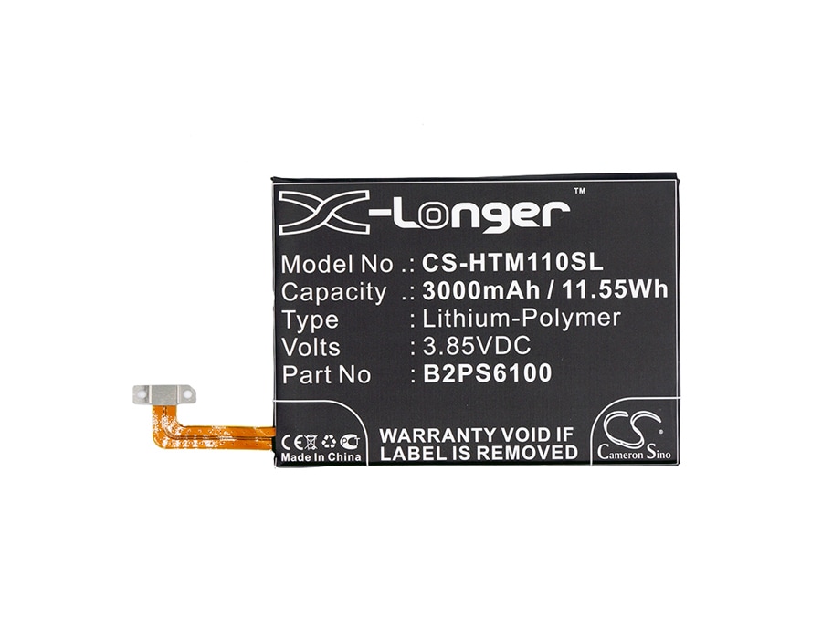 Batteri for SmartPhone, mobil for HTC One M10, One M10U, One M10h osv.