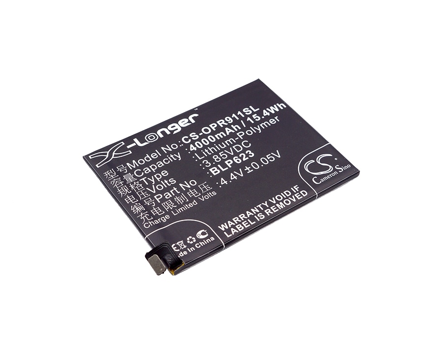 Batteri for SmartPhone, Mobil for OPPO R9s Plus, R9s Plus Dual SIM og andre.