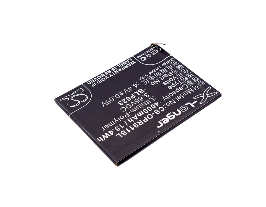 Batteri for SmartPhone, Mobil for OPPO R9s Plus, R9s Plus Dual SIM og andre.