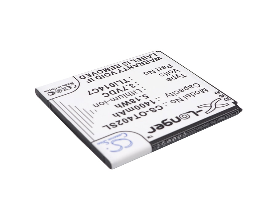 Batteri for SmartPhone, Mobil for Alcatel One Touch Pixi First, OT-4024, OT-4024D og andre.