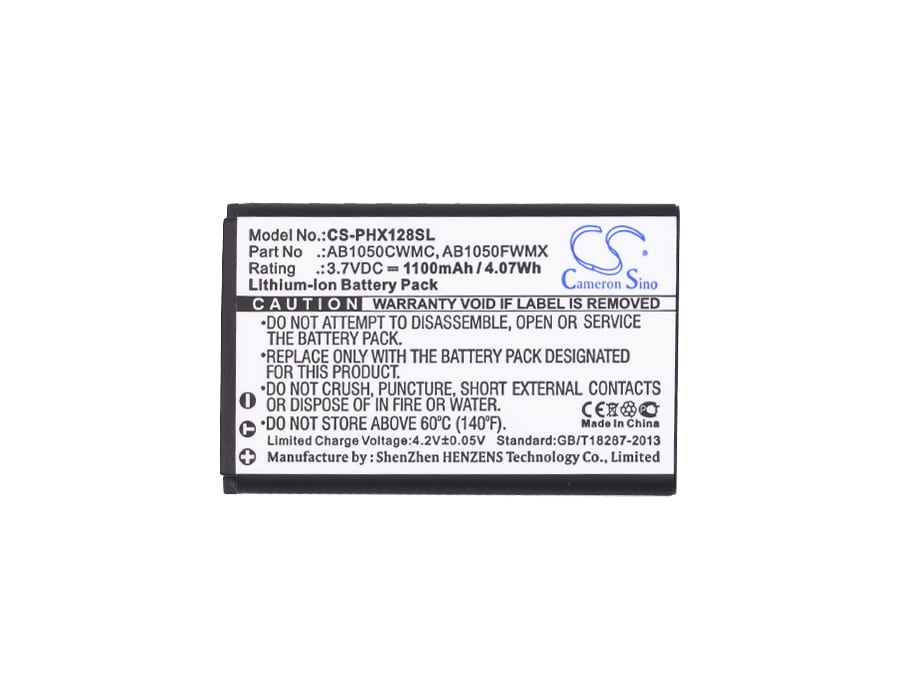 Batteri for SmartPhone, Mobil for Philips Xenium X116, Xenium X125, Xenium X126 og andre.