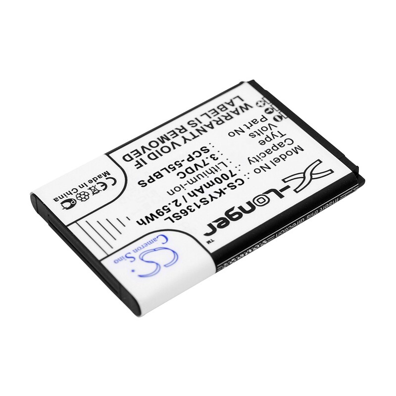Batteri for SmartPhone, Mobil for Kyocera JAX S1360, S1360 JAX, Rally S1370 og andre.