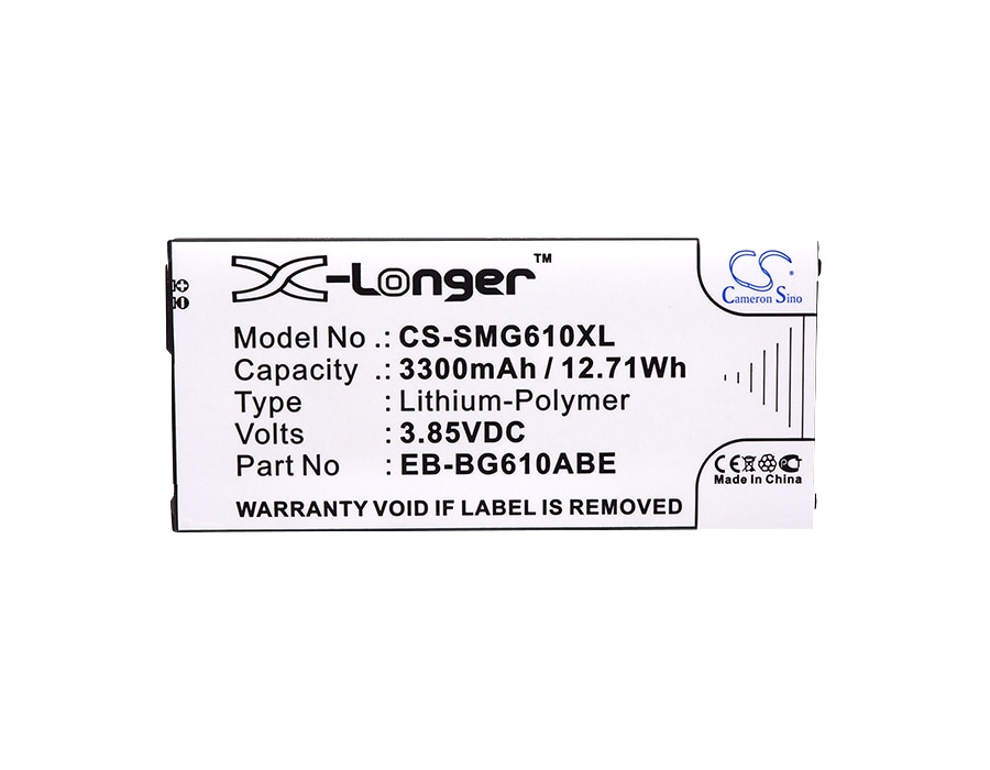 Batteri for SmartPhone, Mobil for Samsung SM-G6100, Galaxy On7 2016 Duos og andre.