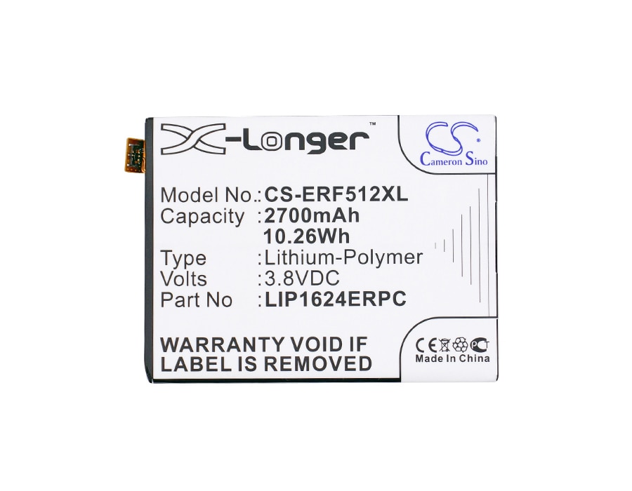 Batteri for SmartPhone, Mobil for Sony Ericsson Xperia X, Xperia X Dual, F5121 og andre.