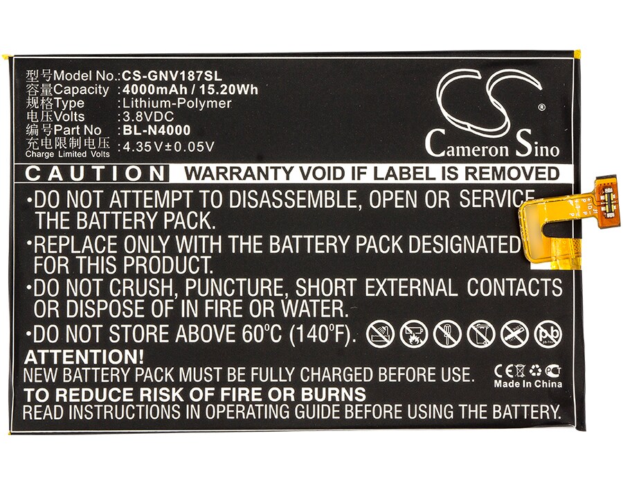 Batteri for smarttelefon, mobil for GIONEE M5 LITE, GN5001, GN5001S og andre.