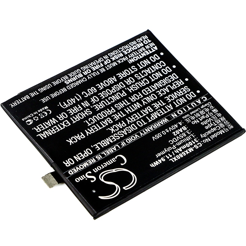 Batteri for SmartPhone, Mobil for MeiZu M3e, A680Q, A680M etc.
