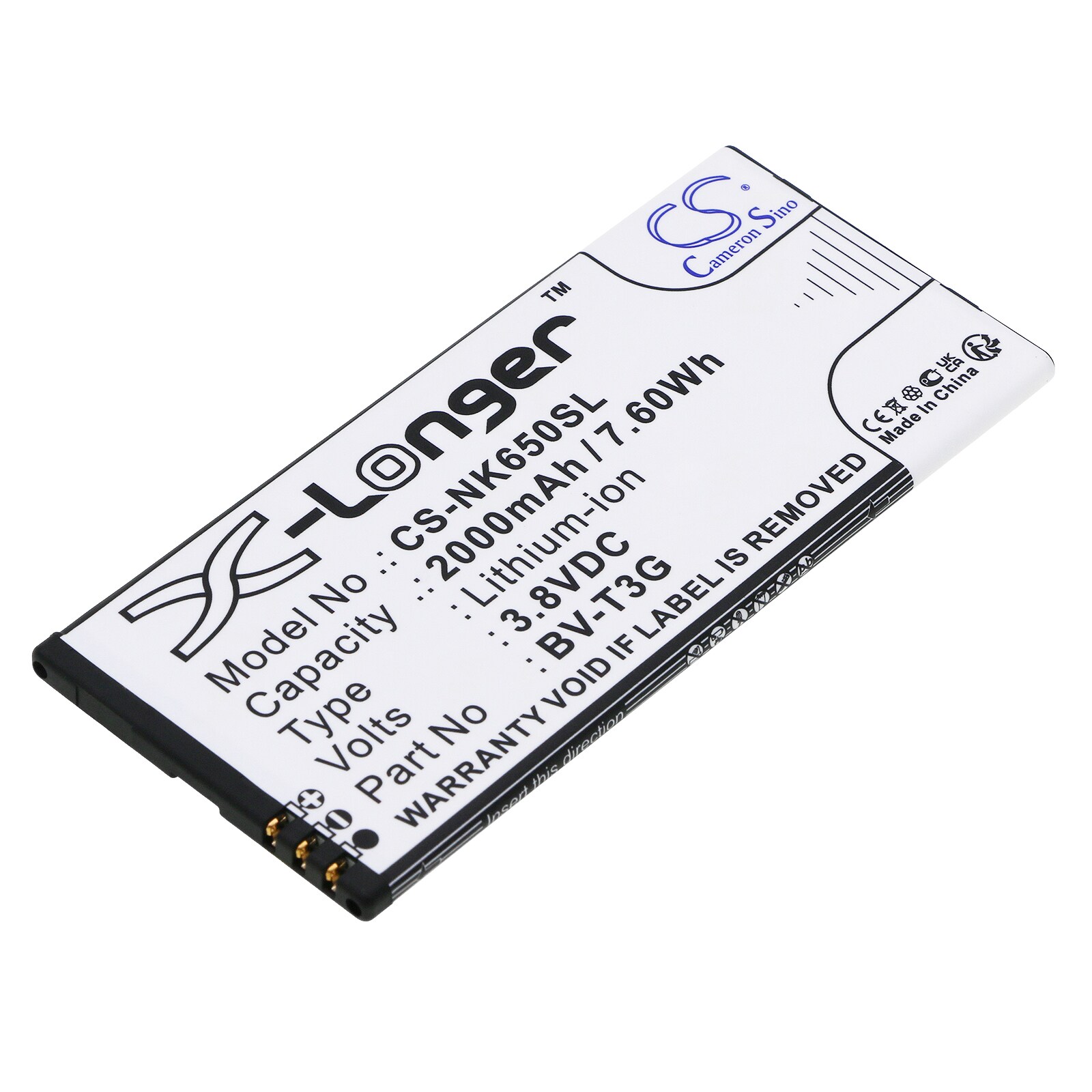 Batteri for SmartPhone, Mobil for Microsoft Lumia 650, RM-1154