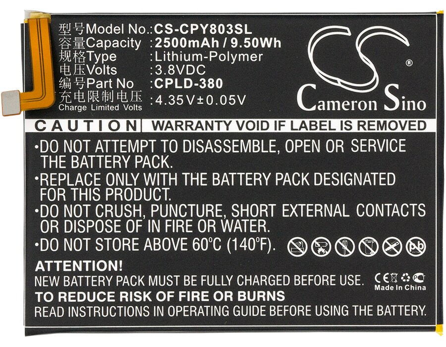 Batteri for SmartPhone, Mobil for Coolpad Y91, Fengshang 3, Y803-9