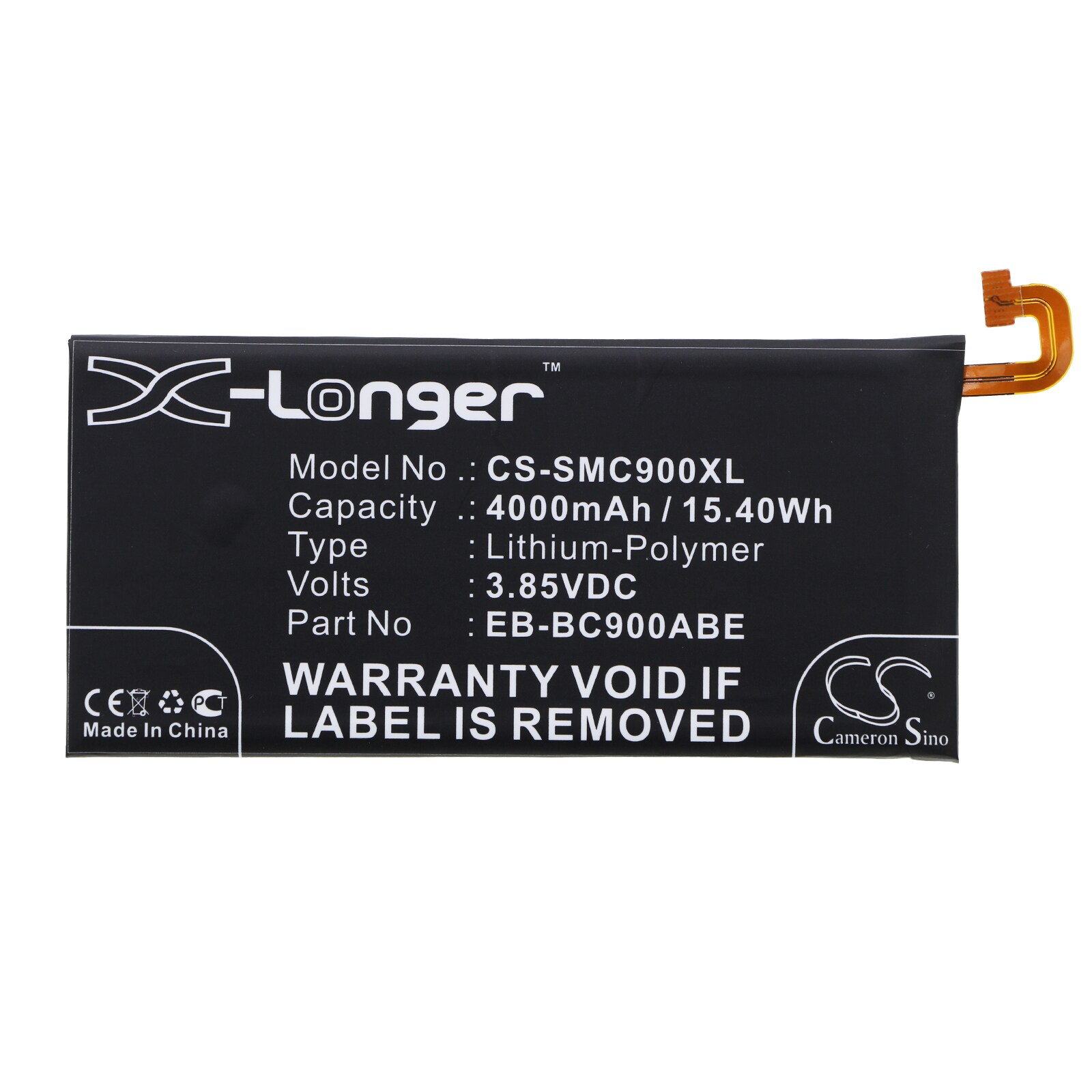 Batteri for SmartPhone, Mobil for Samsung Galaxy C9 Pro, Galaxy C9 Pro Duos og andre.