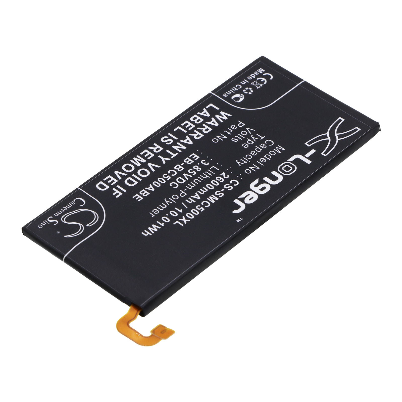 Batteri for SmartPhone, Mobil for Samsung Galaxy C5, Galaxy C5 Duos TD-LTE, SM-C5000 og andre.