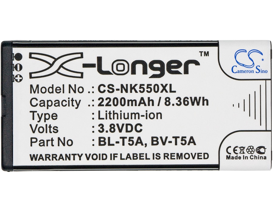 Batteri for SmartPhone, Mobil for Microsoft Lumia 550, RM-1127, Lumia 730 og andre.