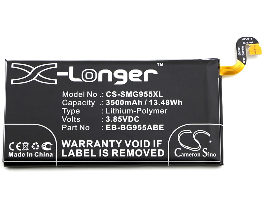 Batteri for SmartPhone, Mobil for Samsung Galaxy S8 Plus, Galaxy S8 Plus TD-LTE og andre.