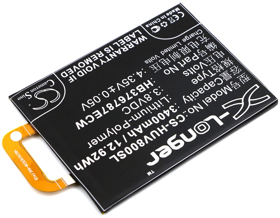 Batteri for SmartPhone, Mobil for Huawei Honor V8, Honor V8 Premium, KNT-AL20 og andre.