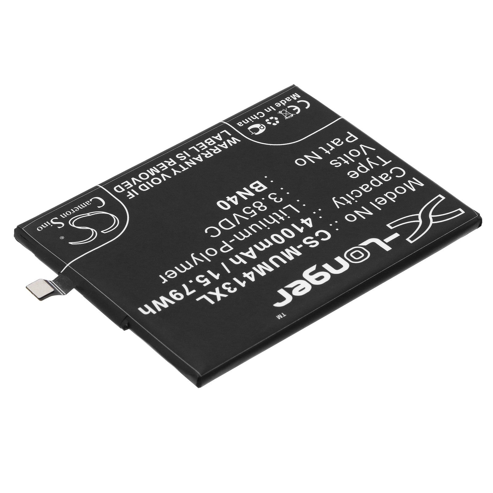 Batteri for SmartPhone, mobil for Hongmi 4 Premium Edition, 4X Premium Edition osv.