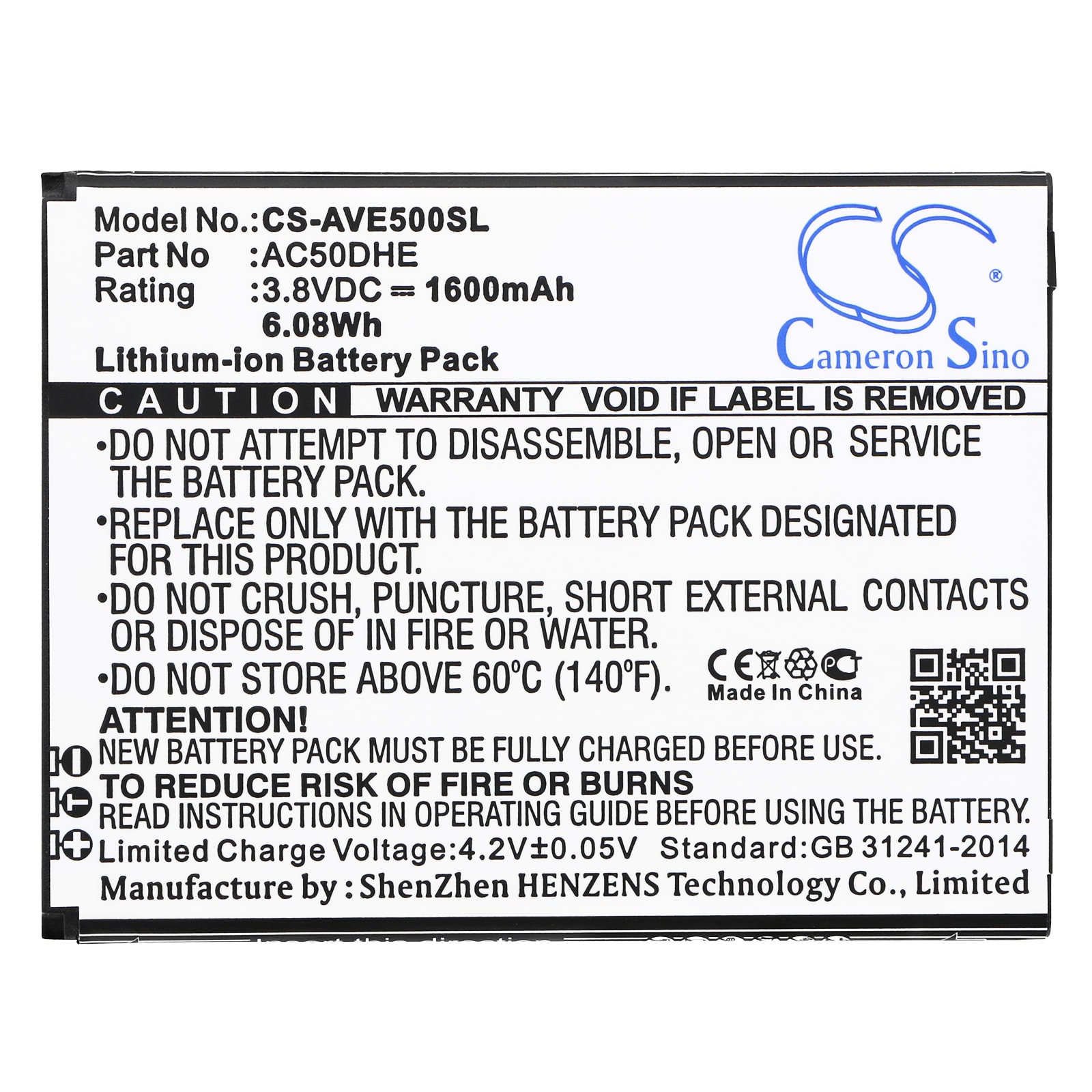 Batteri for SmartPhone, Mobil for Archos Elements 50d Helium, 50d Helium og andre.