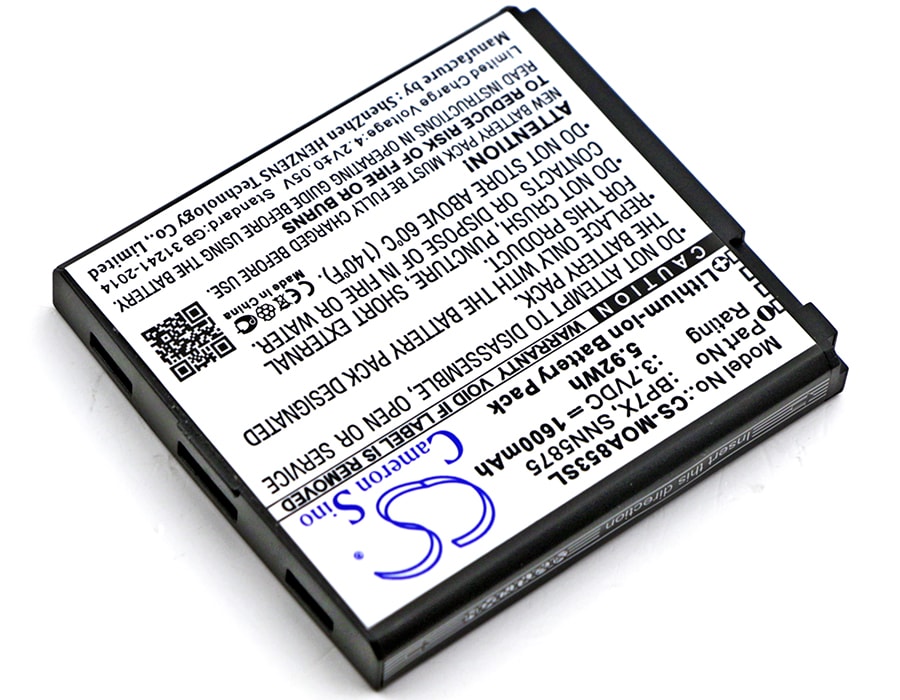 Batteri for SmartPhone, Mobil for Motorola A955 Droid 2, Cliq MB200, Droid og andre.