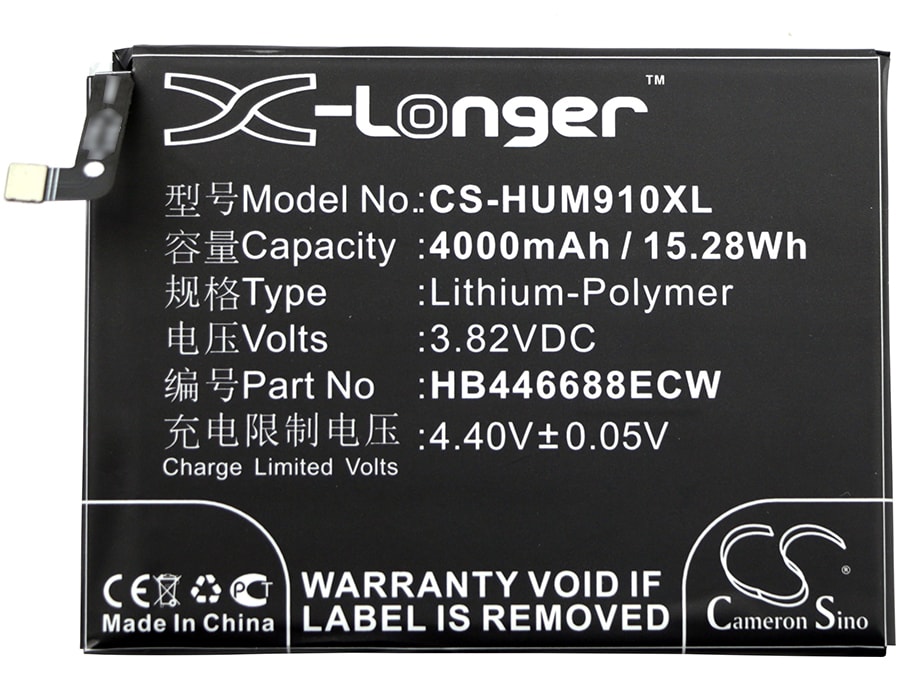 Batteri for SmartPhone, Mobil for Huawei Ascend Mate 9 Pro, Mate 9 Pro Dual SIM og andre.