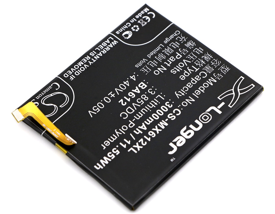 Batteri for SmartPhone, Mobil for Meizu M5s, M5s Dual SIM, M5s Dual SIM TD-LTE og andre.
