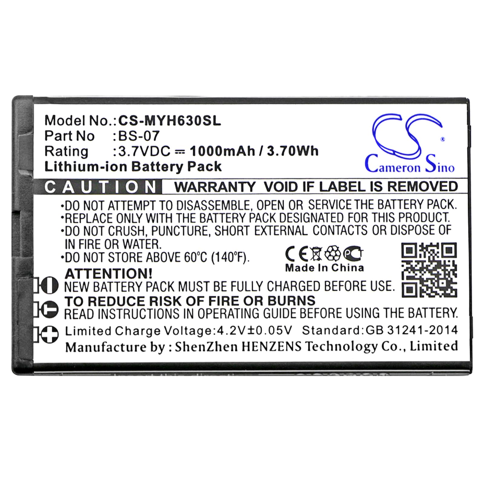 Batteri for SmartPhone, Mobil for myPhone 6300