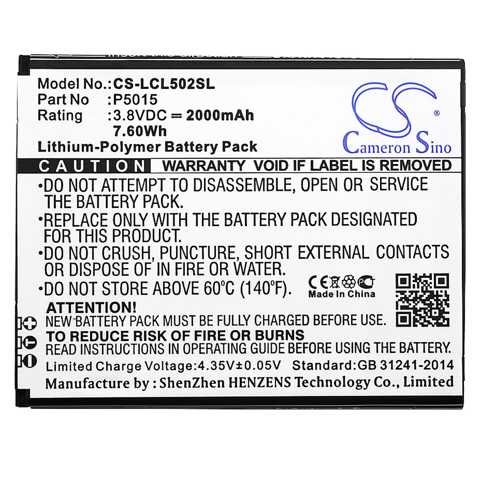 Batteri for SmartPhone, mobil for Logicom L-ITE 502