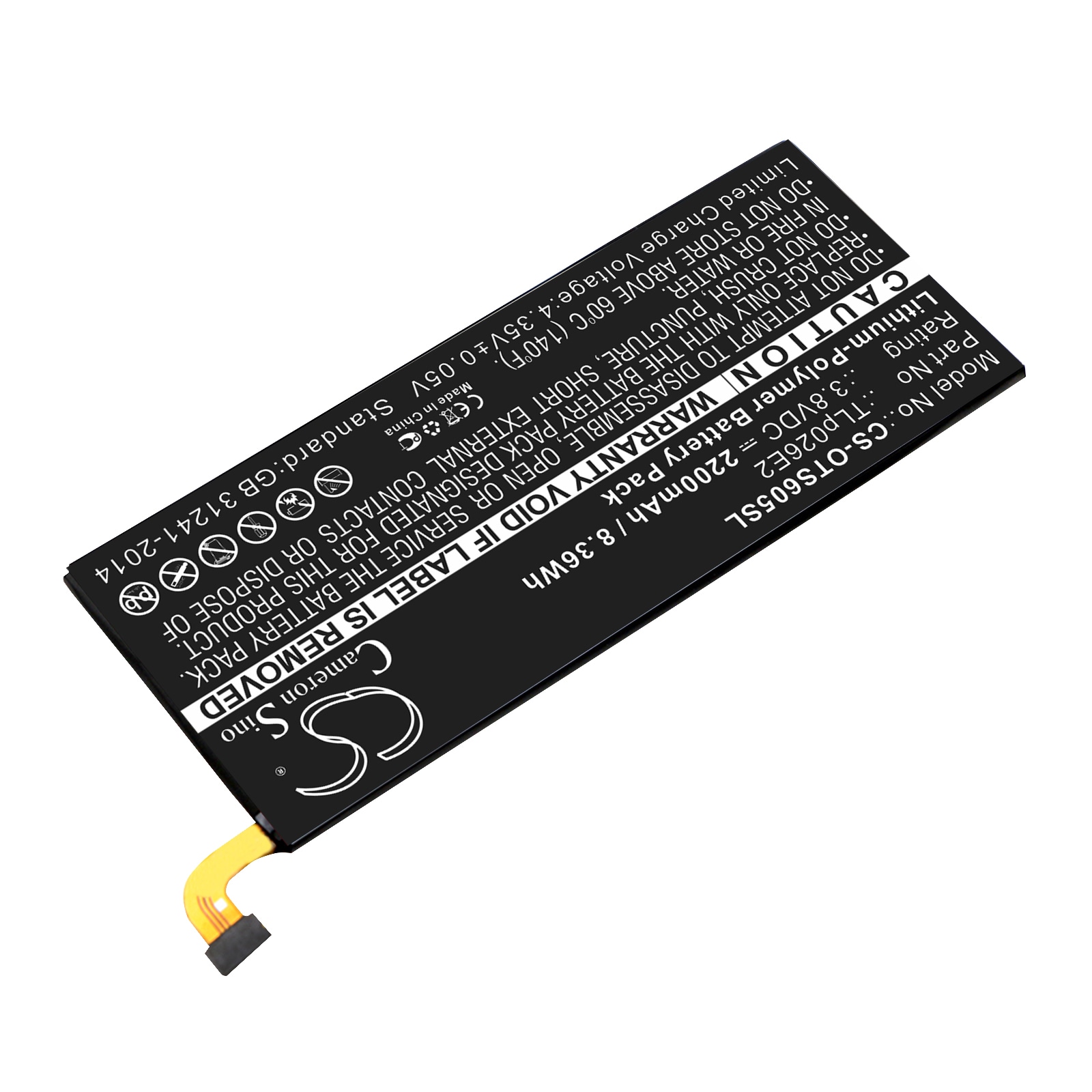 Batteri for SmartPhone, Mobil for Alcatel One Touch Idol 4, OT-6055H og andre.
