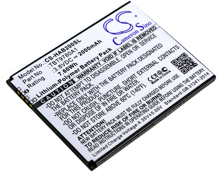 Batteri for SmartPhone, Mobil for K-Touch Nibiru H1, Nibiru H1C