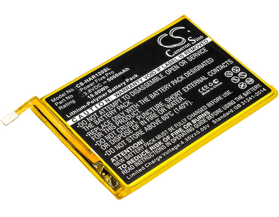 Batteri for SmartPhone, mobil for Highscreen Power Five, Power Five Pro