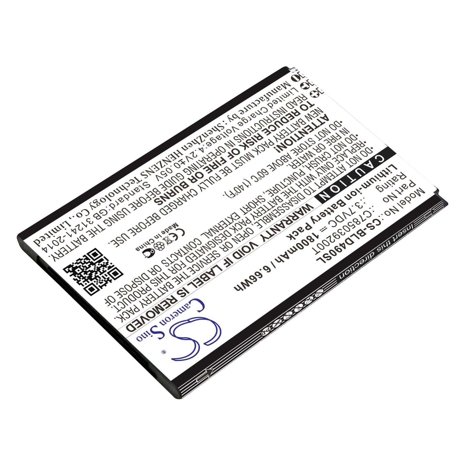 Batteri for smarttelefon, mobil for BLU Dash G, D490L, D490U osv.