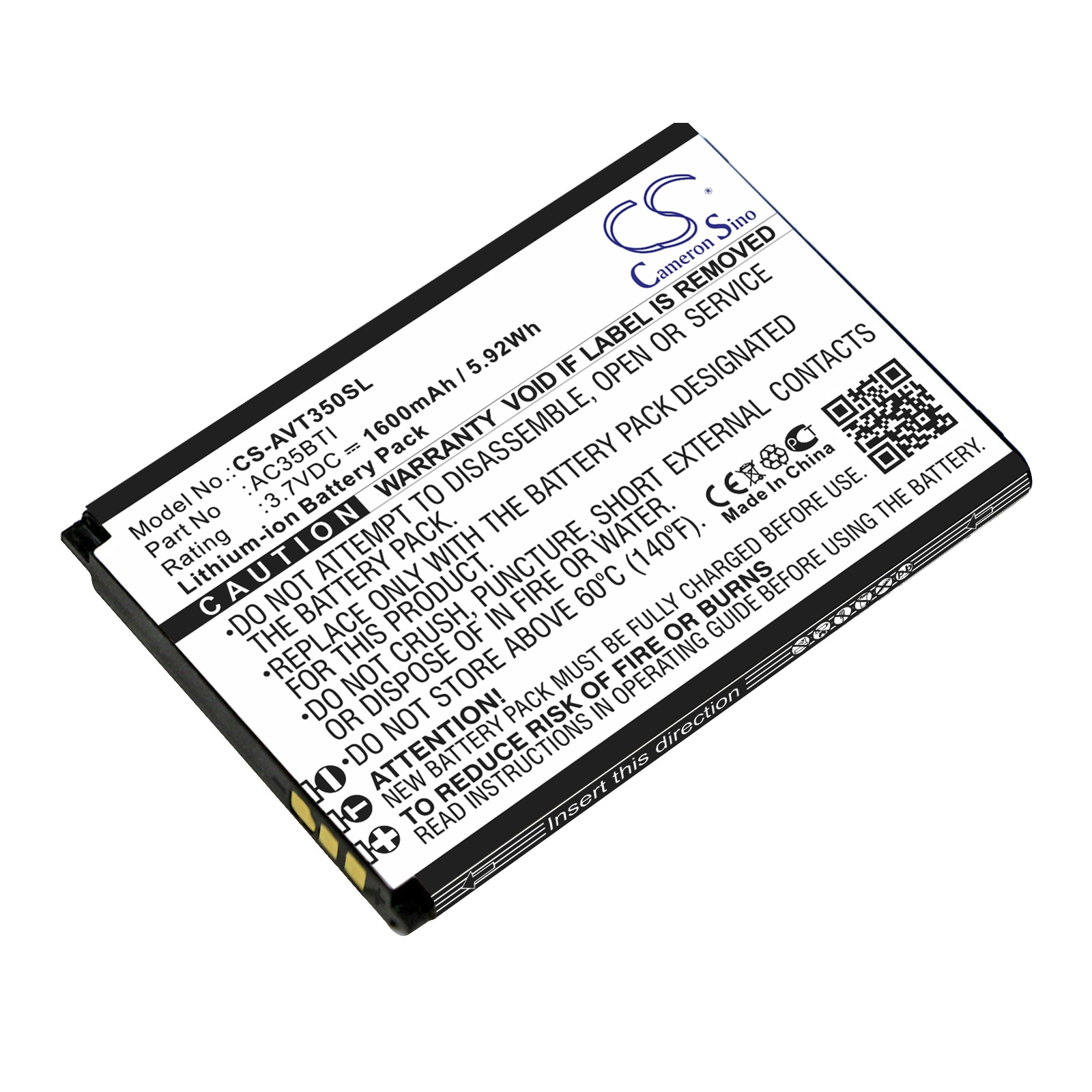 Batteri for smarttelefon, mobil for Archos 35b Titanium, 35b Titanium Dual SIM