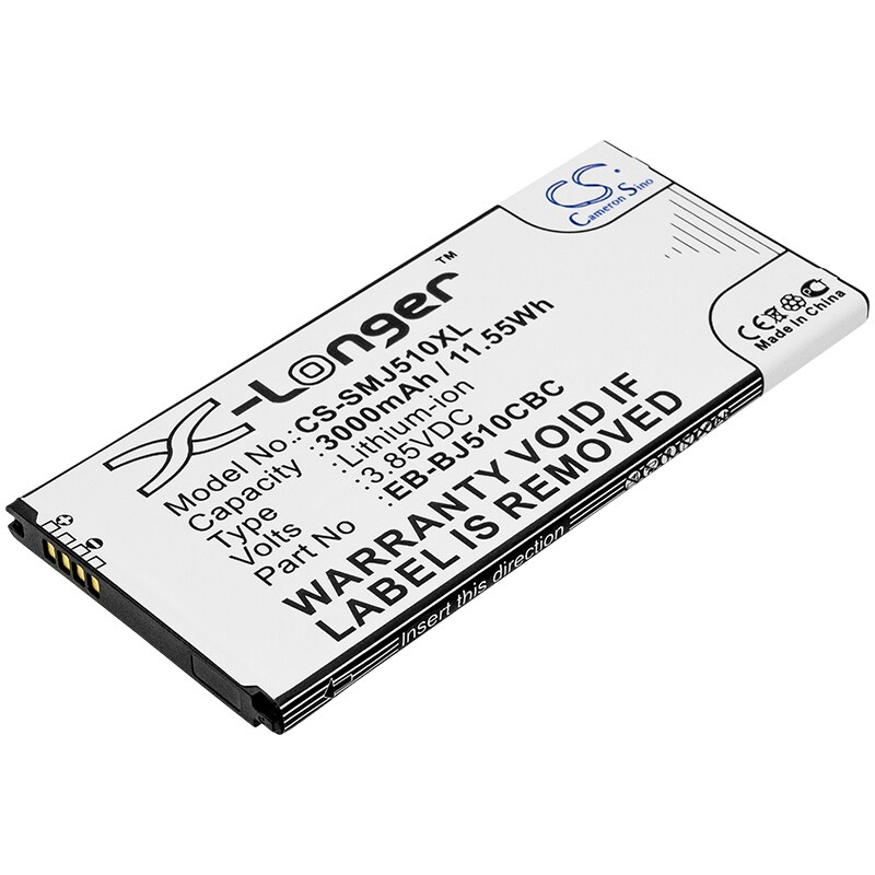 Batteri for SmartPhone, Mobil for Samsung SM-J5108, SM-J5109, Galaxy J5 6 Duos og andre.