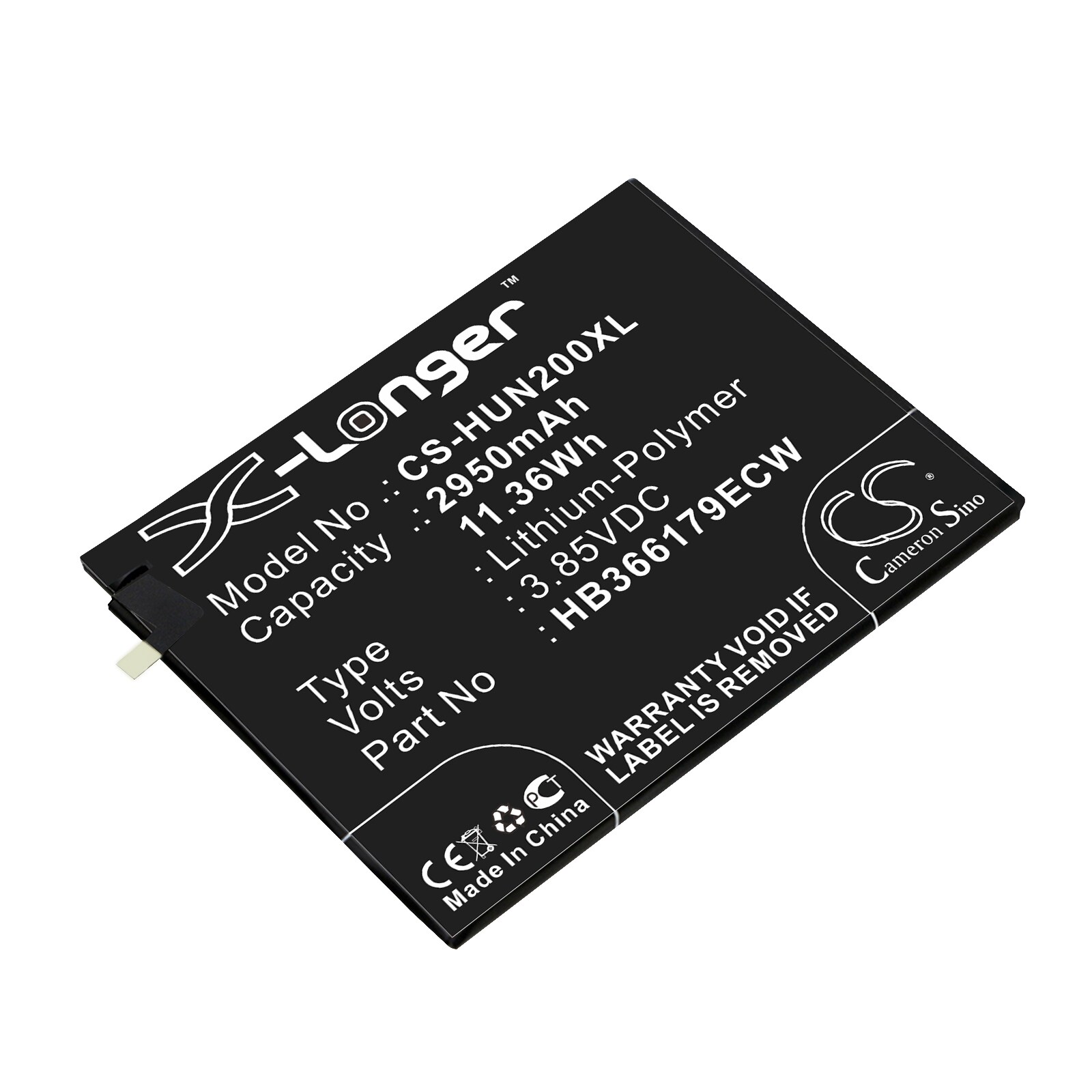 Batteri for SmartPhone, Mobil for Huawei Nova 2, Nova 2 Dual SIM, PIC-TL00 og andre.