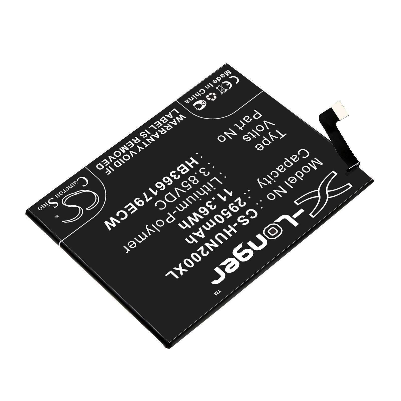Batteri for SmartPhone, Mobil for Huawei Nova 2, Nova 2 Dual SIM, PIC-TL00 og andre.