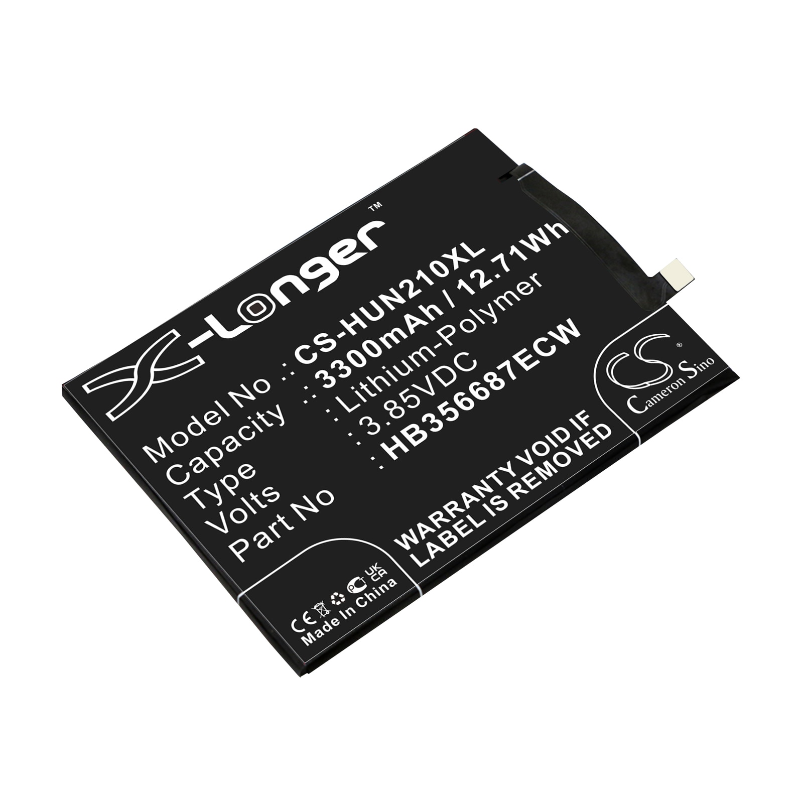 Batteri for SmartPhone, Mobil for Huawei Nova 2 Plus, Nova 2 Plus Dual SIM, BAC-AL00 og andre.