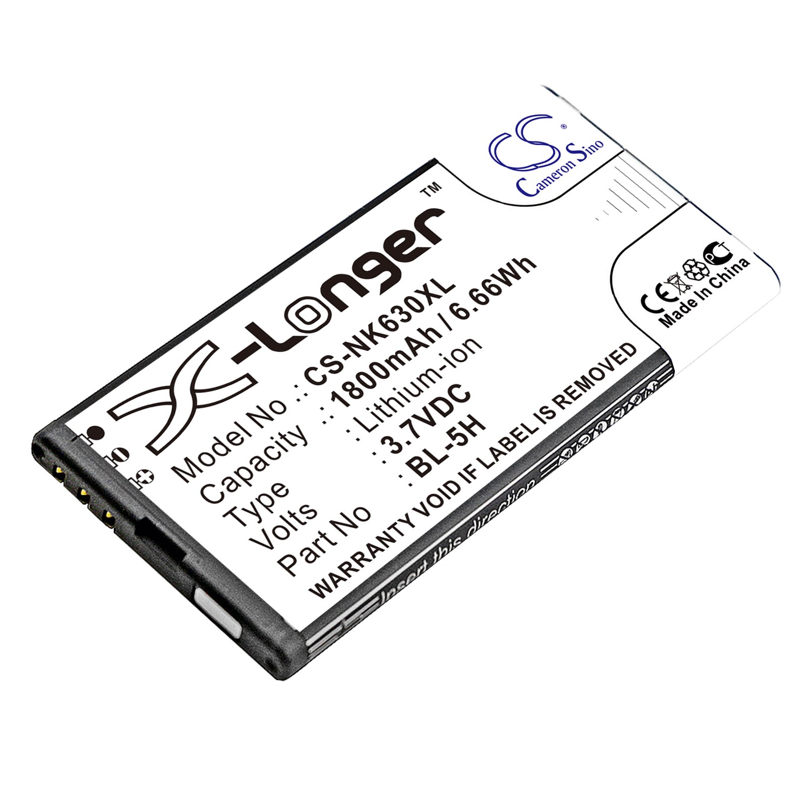 Batteri for SmartPhone, Mobil for Microsoft Lumia 630, Lumia 630 Dual SIM, Lumia 636 og andre.