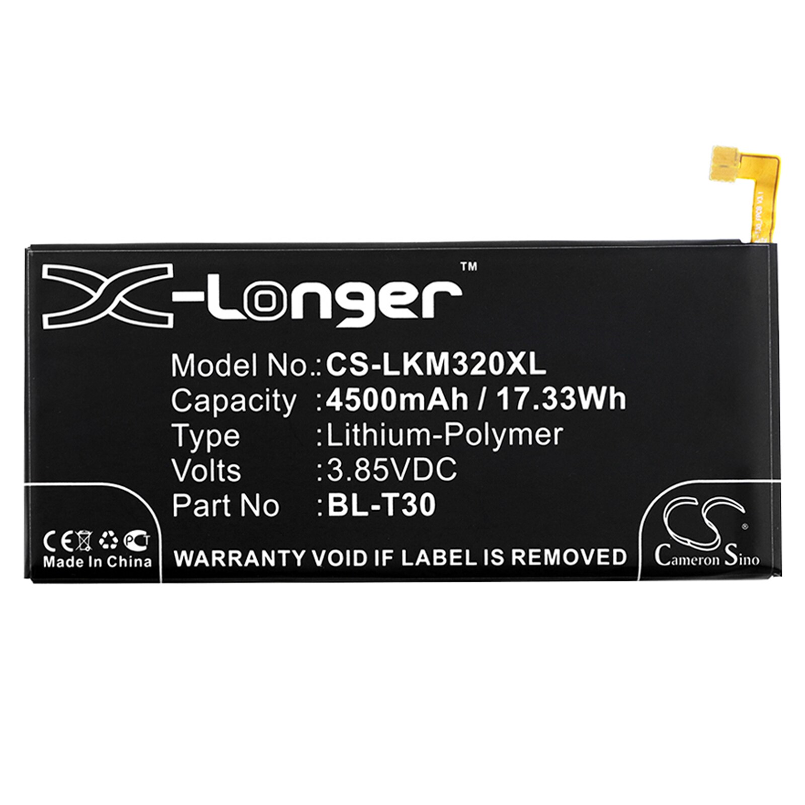 Batteri for SmartPhone, Mobil for Tracfone Fiesta LTE, L64VL