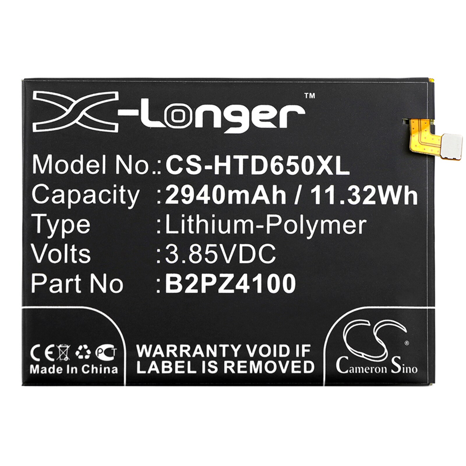 Batteri for SmartPhone, Mobil for HTC Desire 650 4G, 99HALL015-00