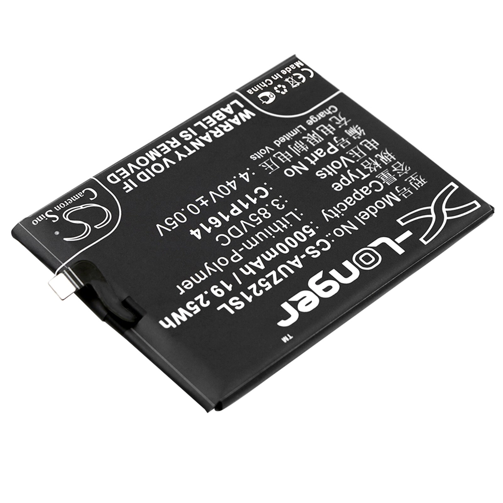 Batteri for SmartPhone, Mobil for Asus ZenFone 3s Max, ZC521TL og andre.
