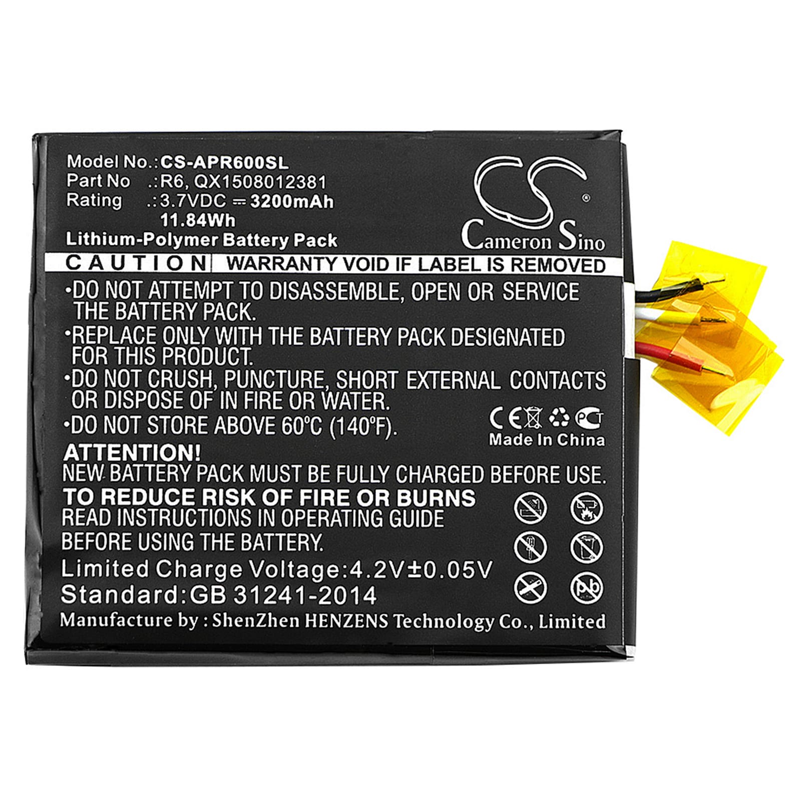 Batteri for SmartPhone, Mobil for Aspera R6