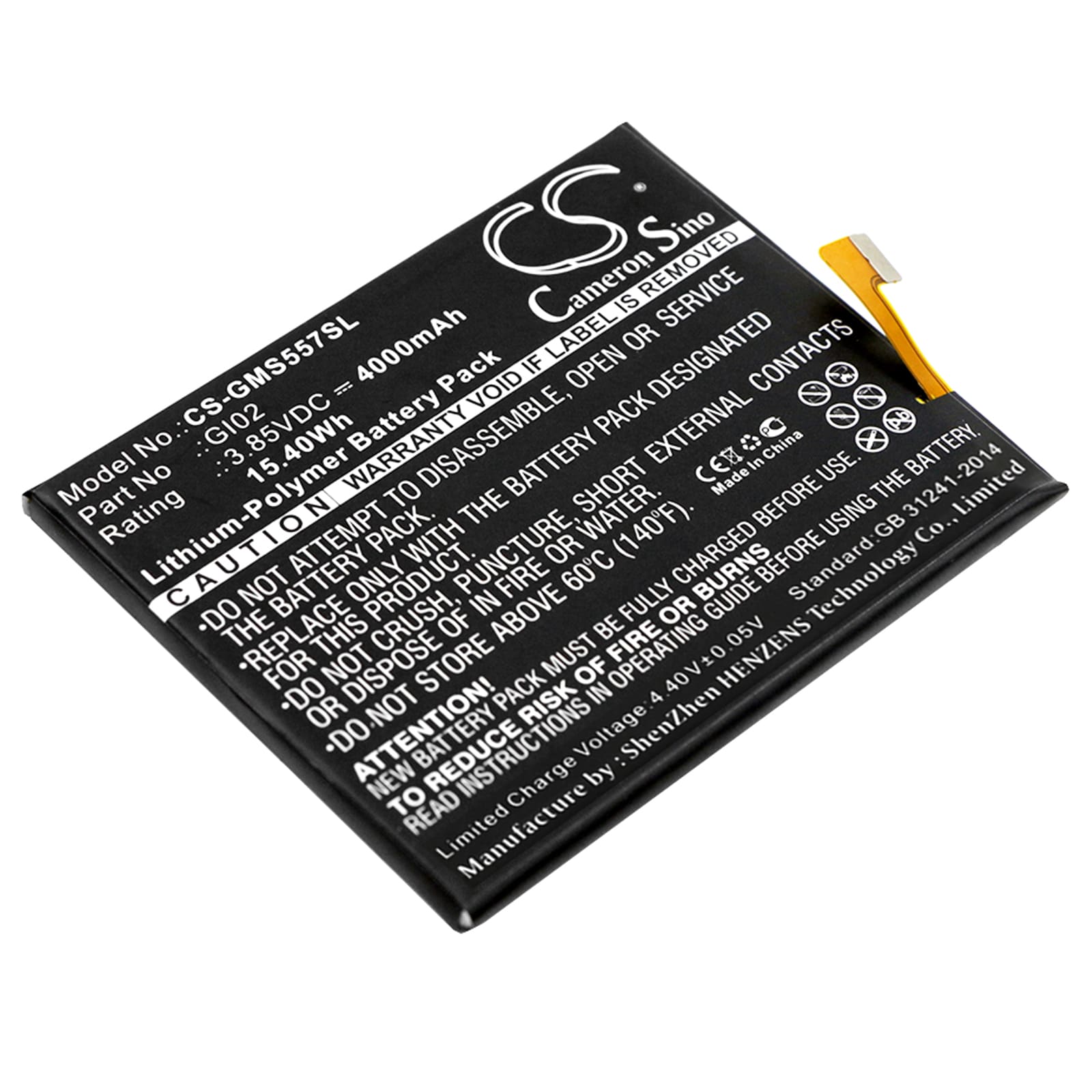 Batteri for SmartPhone, Mobil for Gigaset ME pro, GS57-6
