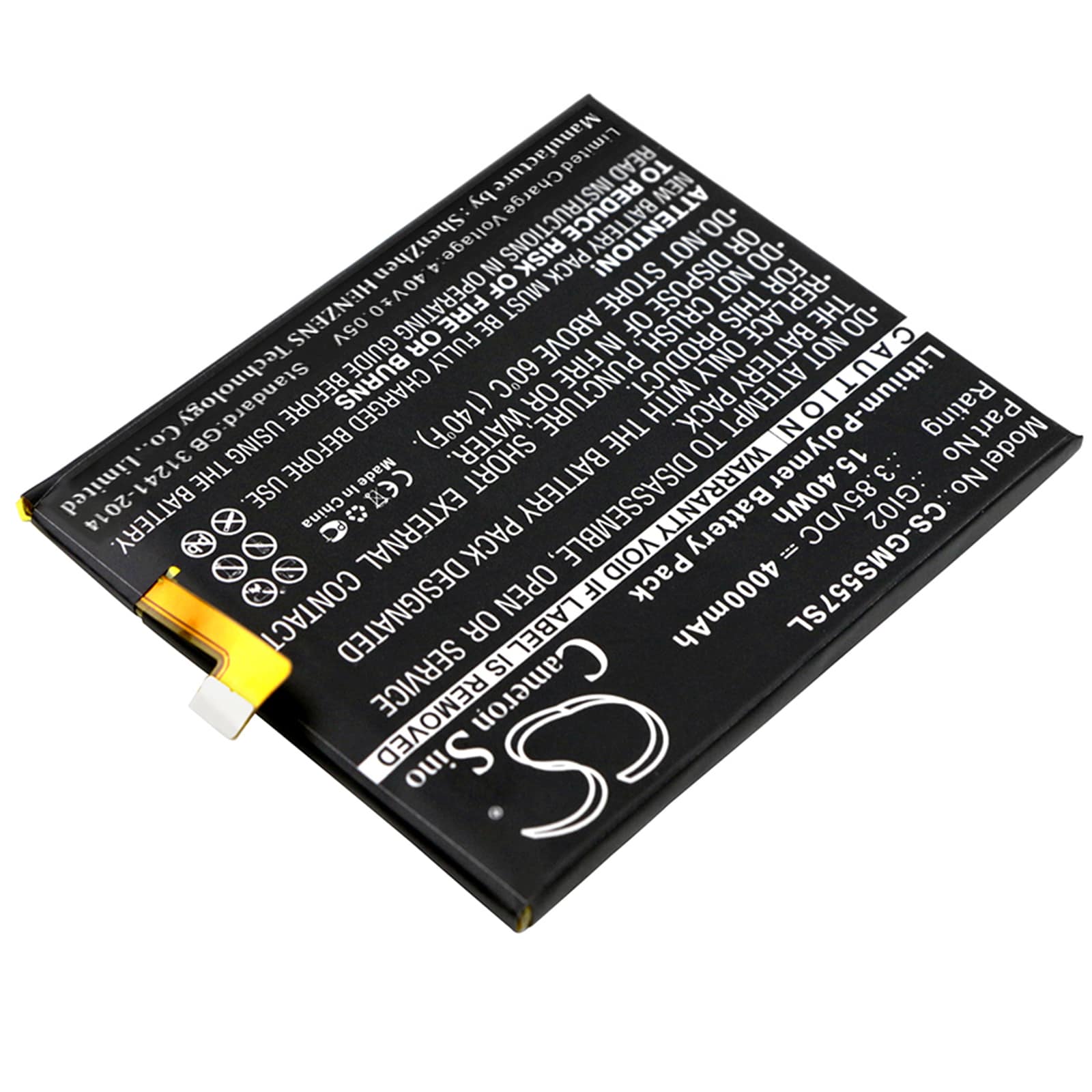 Batteri for SmartPhone, Mobil for Gigaset ME pro, GS57-6