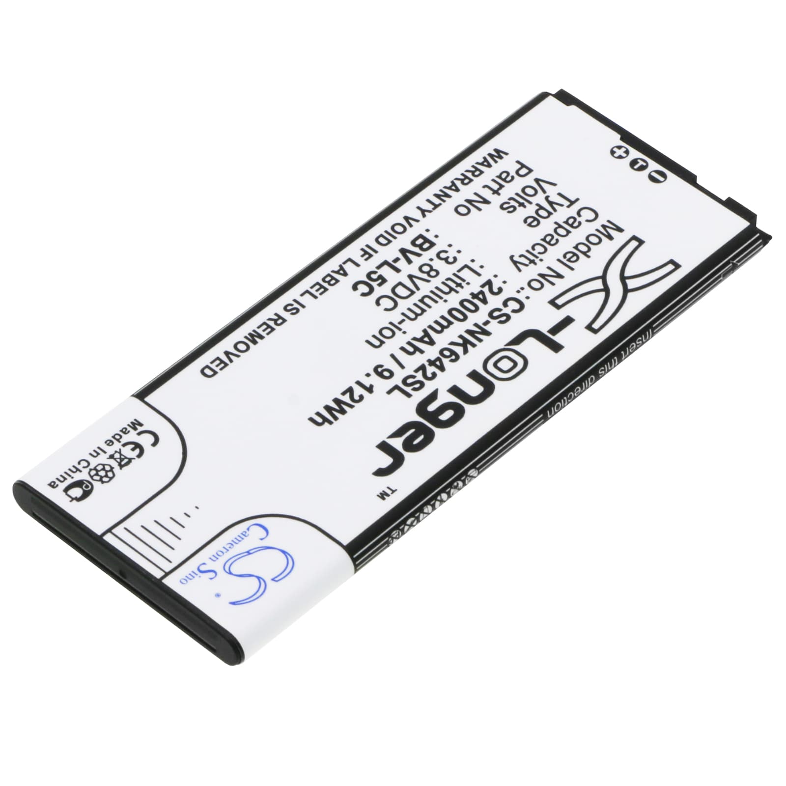 Batteri for SmartPhone, Mobil for Microsoft Lumia 640 LTE, Lumia 640 Dual SIM