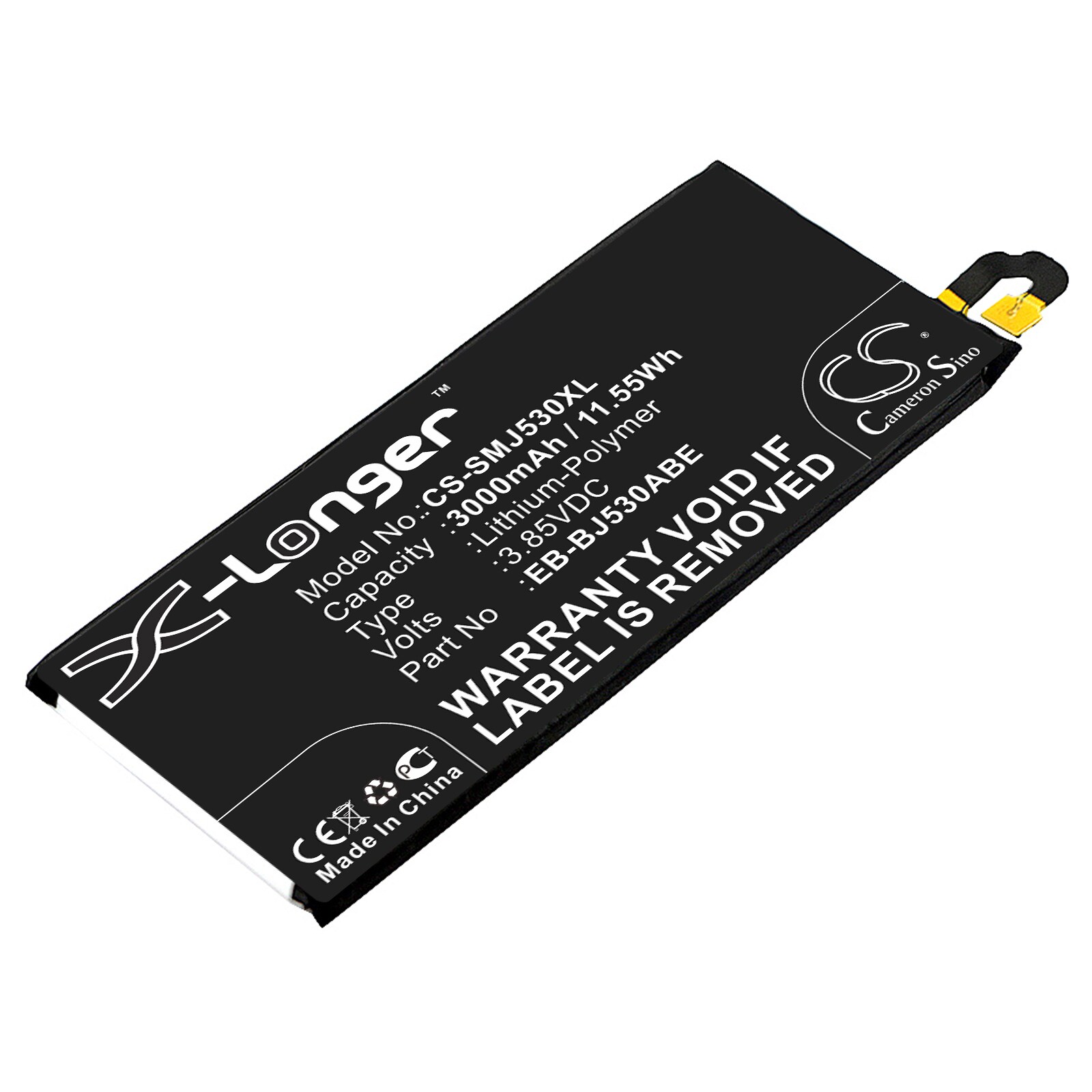 Batteri for SmartPhone, Mobil for Samsung Galaxy J5 2017, SM-J530L og andre.