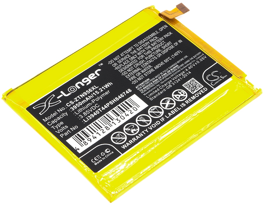 Batteri for SmartPhone, Mobil for ZTE MAX XL, MAX XL TD-LTE, N9560 og andre.